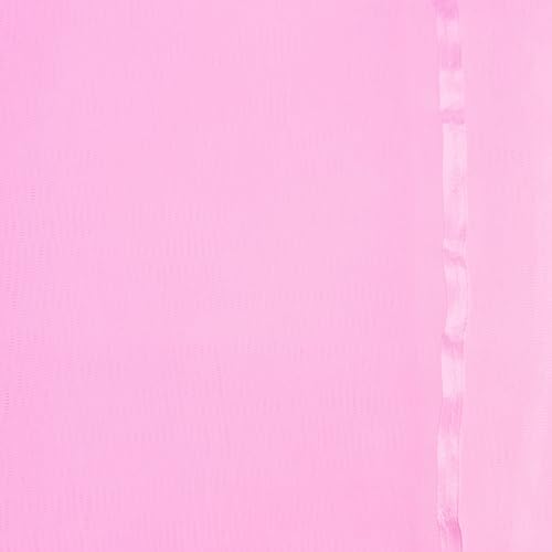1iAM 4pcs Pink Backdrop Decoration Net | Large Size, Stitched with Ribbon, Nylon Made, Reusable, Soft, Wrinkled Free, 8.5x5ft Each, Cabana Tent Party Decoration Items for All Event - Image 5