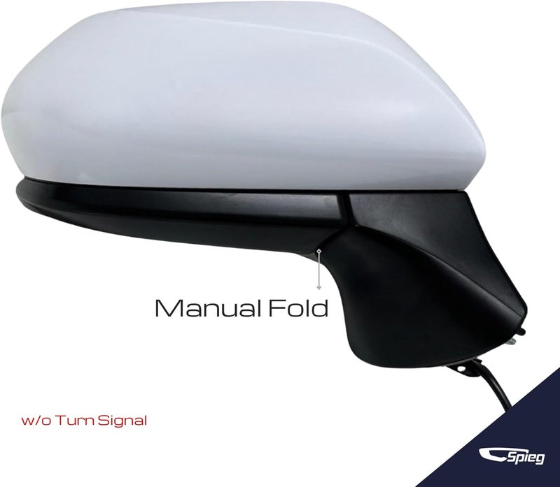 Spieg TO1321382 Passenger Side Mirror for 2018-2024 Toyota Camry LE - Right View Mirror Assembly with Power Adjustment - Image 2