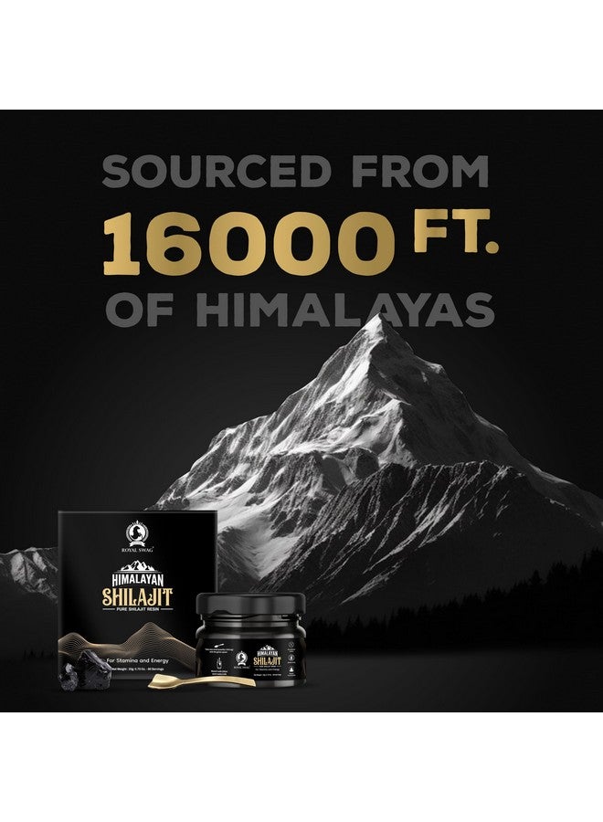 ROYAL SWAG Pure Himalayan Shilajit Resin For Men and Women 20 gram / 0.07 oz (80 Servings) With 1 Serving Spoon | Pure and Natural, No Artificial Colours, Expert Formulated and Gluten Free - Image 3