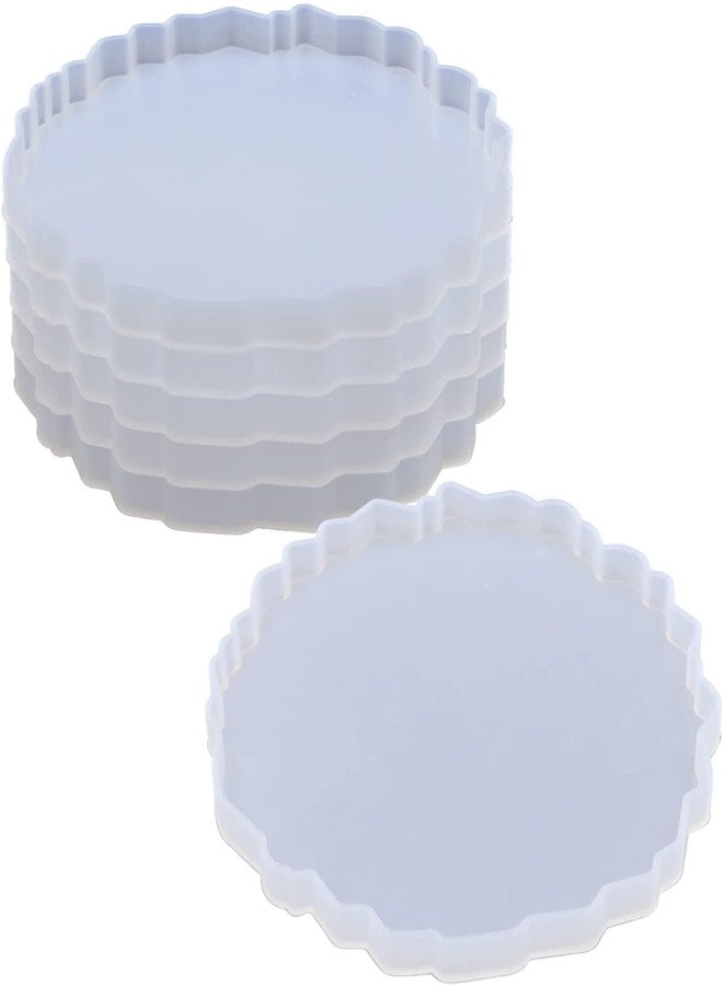 Orgner 4 Pack Silicone Agate 3 inch Popular Standard Mould for Epoxy Resin, DIY Coasters, Gemstone Style Decor, Crafting Supplies - Image 5