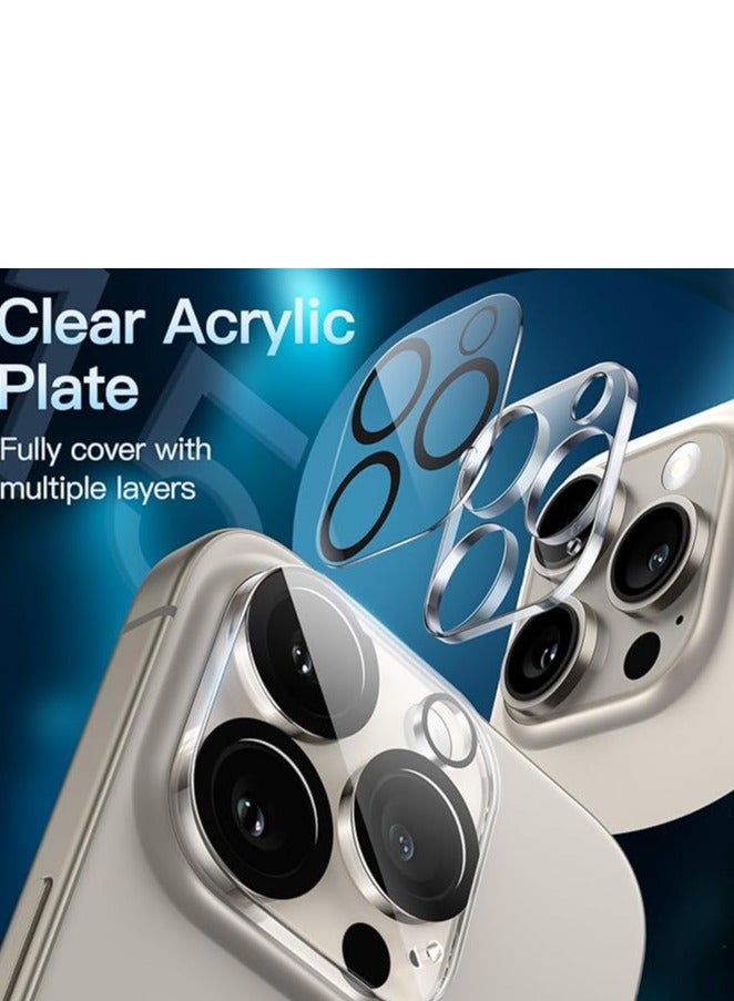 Devon iPhone 12 Pro Tempered Glass Camera Lens Protector Sticker for Daily Use Compatible with Outdoor and Home Use - Image 2