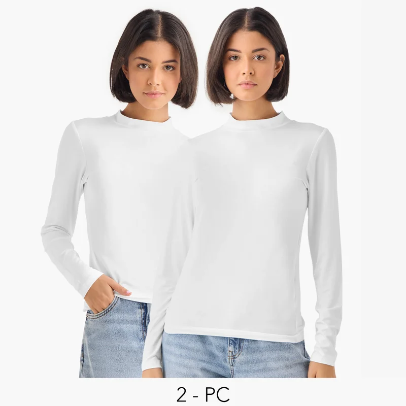 سبلاش فيڤ Set of 2 - High Neck T-shirt