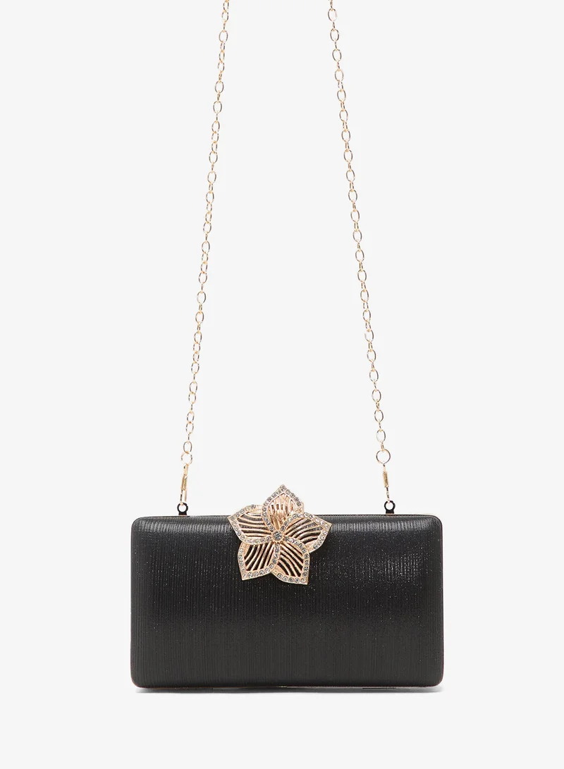 Khizana Gold Accent Embellished Clutch