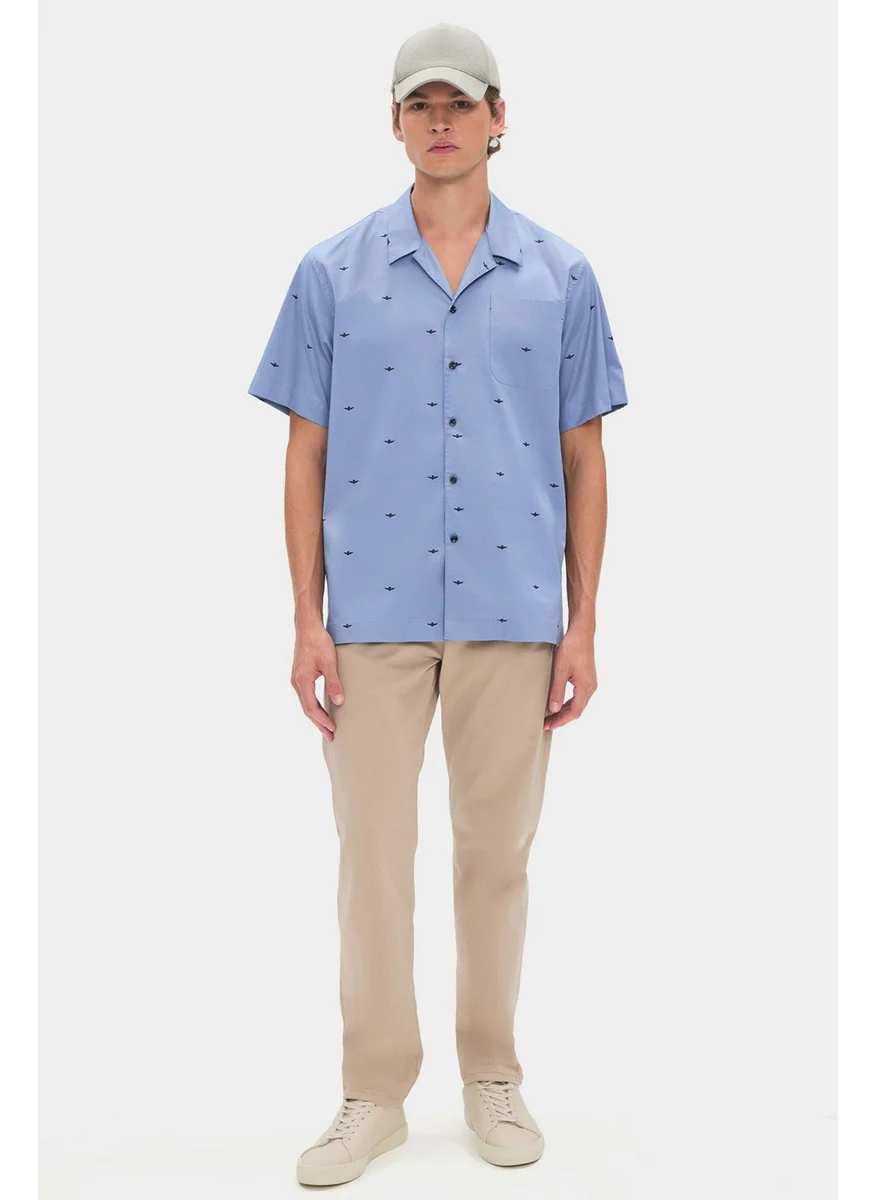 جون Exclusive Men's Short Sleeve Patterned Shirt