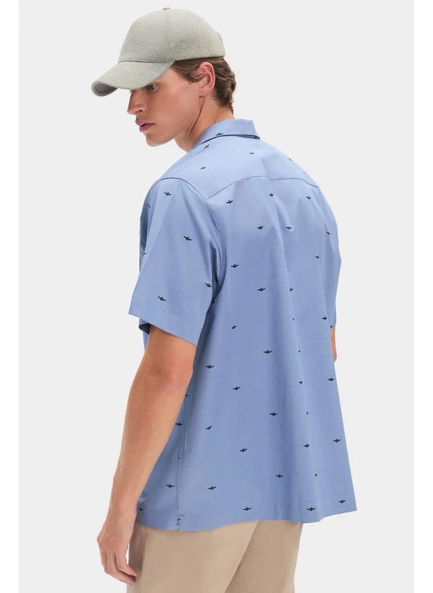 جون Exclusive Men's Short Sleeve Patterned Shirt