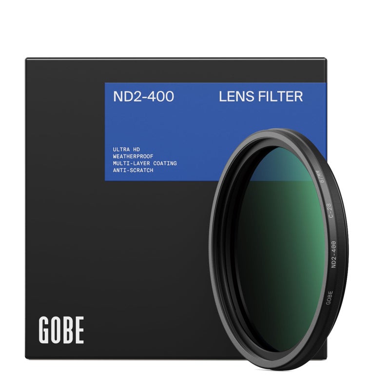 Gobe 58mm ND2-400 Variable ND Lens Filter (Pro) - Image 1