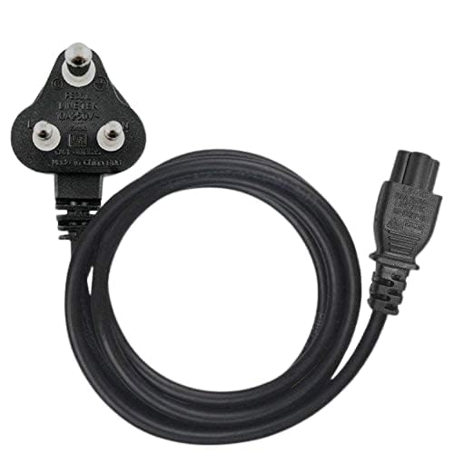 Swiztek Laptop Power Cord 1.5 Meter | 3-Pin Charger Cable for Dell, HP, Lenovo, Acer, Asus, Sony, Toshiba | Replacement Power Cable with Indian Plug - Image 5