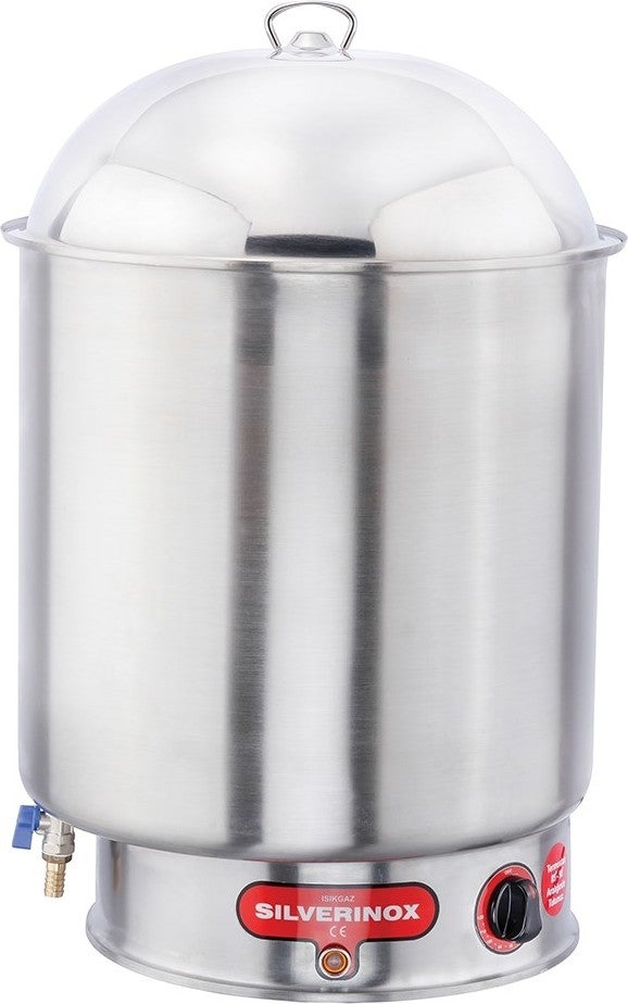 Işıkgaz Silverinox Electric 36 Lt Milk Corn Boiling Pan Machine  - Image 1