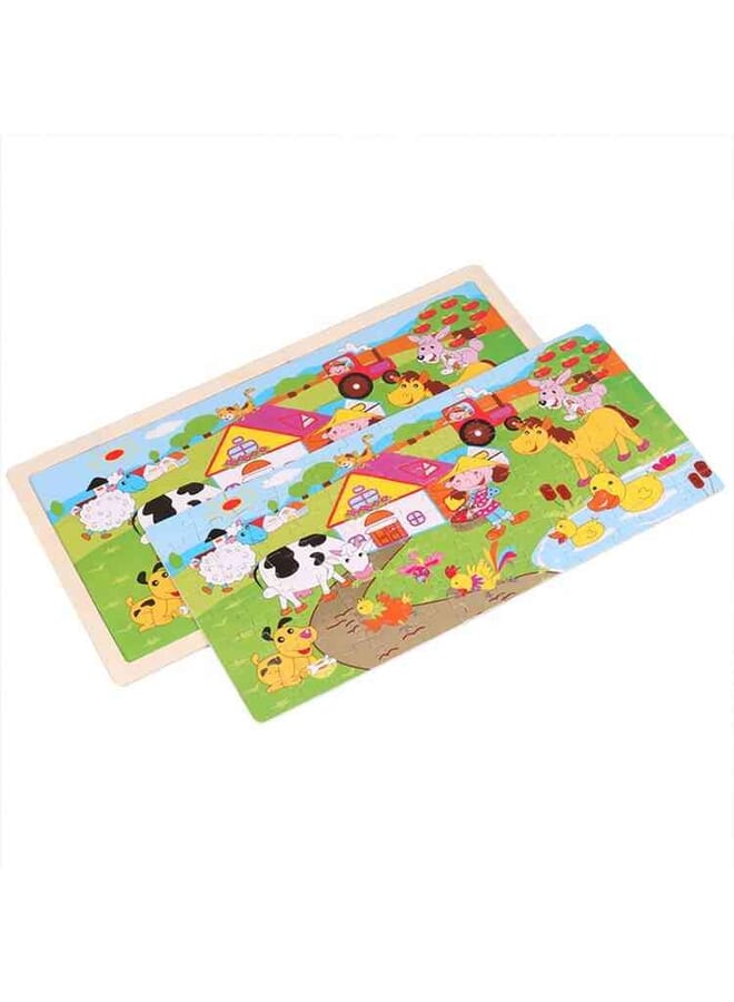 IAF Farm Puzzle Wooden Ukr - Image 1