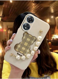 ماركة غير محددة مناسب لجراب حماية الهاتف المحمول OPPO A58 4G Pearl Bear 