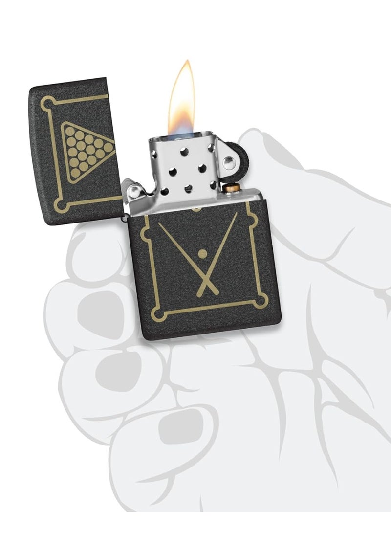 Zippo Billiards Design Windproof Pocket Lighter (Black) - Image 5