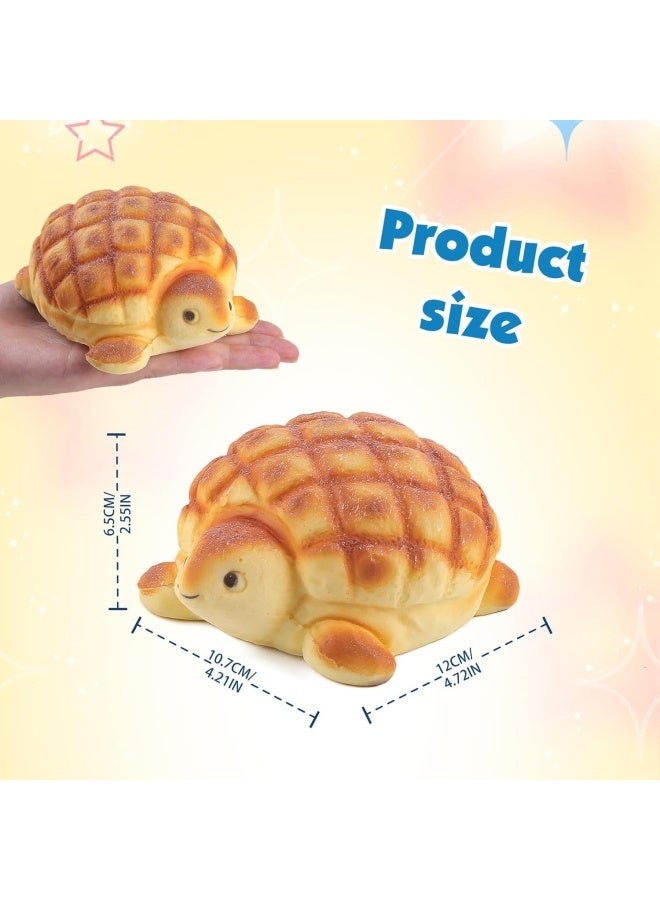 "Slow Rising Squishies Toys for Kids Turtle Bread Food Foam Animal Stress Squishes Cute Giant Squeeze Toy " - Image 2