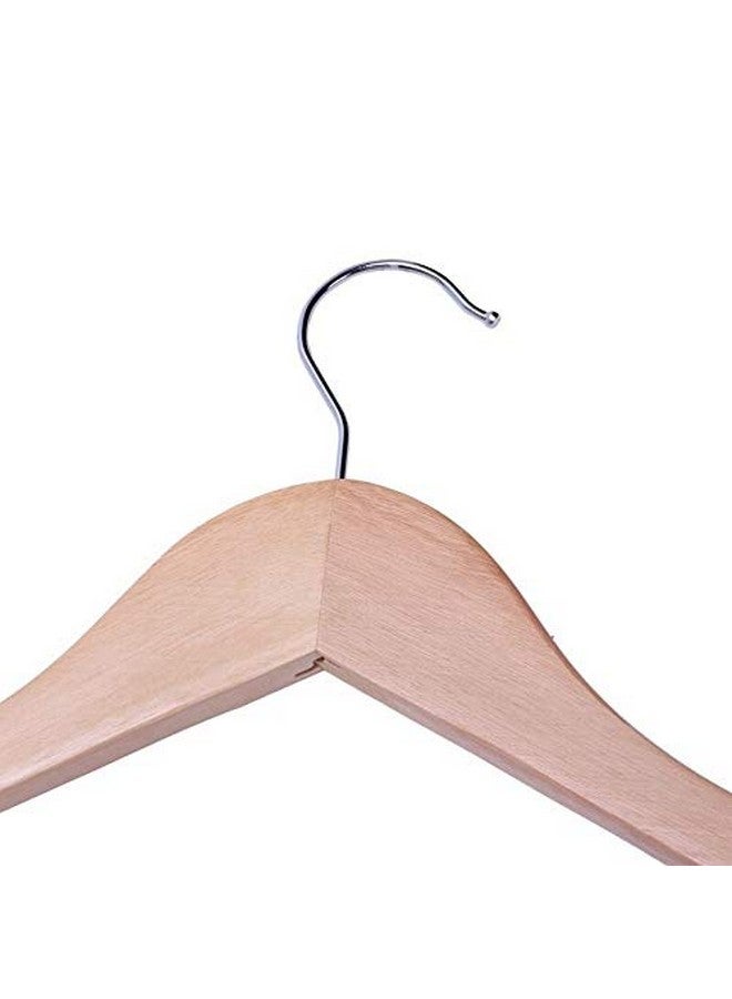 STAR WORK Star Work Clothes Hangers, Wooden Hangers Ultra Thin Space Saving Non-Slip Hangers Velvet Hangers Suit Hangers Ideal for Everyday Standard Use, Clothing Hangers (10)  - Image 2