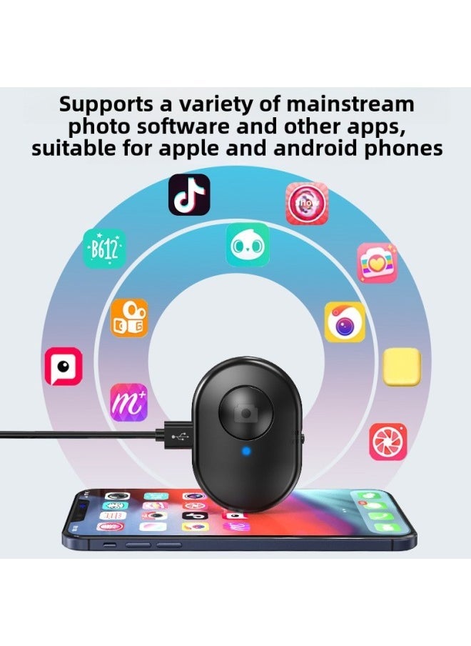 Mobile Phone Bluetooth Selfie Remote Control Wireless Portable Universal TikTok Short Video Charging Selfie Wholesale-Color:Optional Packing Box, Lanyard, Manual, Welcome To Consult - Image 3