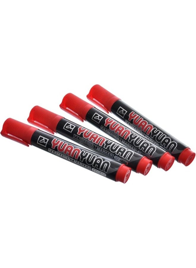 Generic Yuanyuan Permanent Marker YY-218 Red | Long-Lasting, Quick-Dry Ink for Bold Markings  - Image 3
