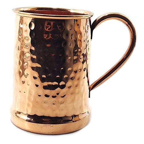 Skywalk Handmade Pure Solid Copper Mug Cup 600 ML for Use Restaurant Ware Bar Beer Vodka Wine Hotel Ware Home Ware Gift, Pure Copper Beer Mug Cup - Image 5