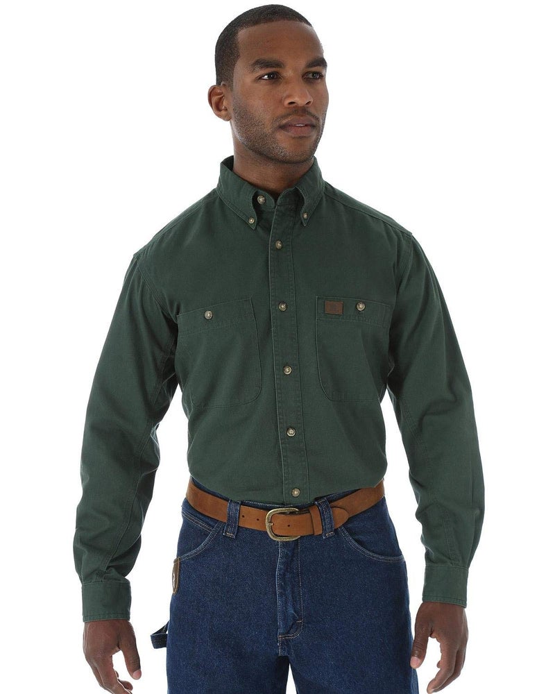 WranglermensLogger Twill Long Sleeve Workshirt - Image 1