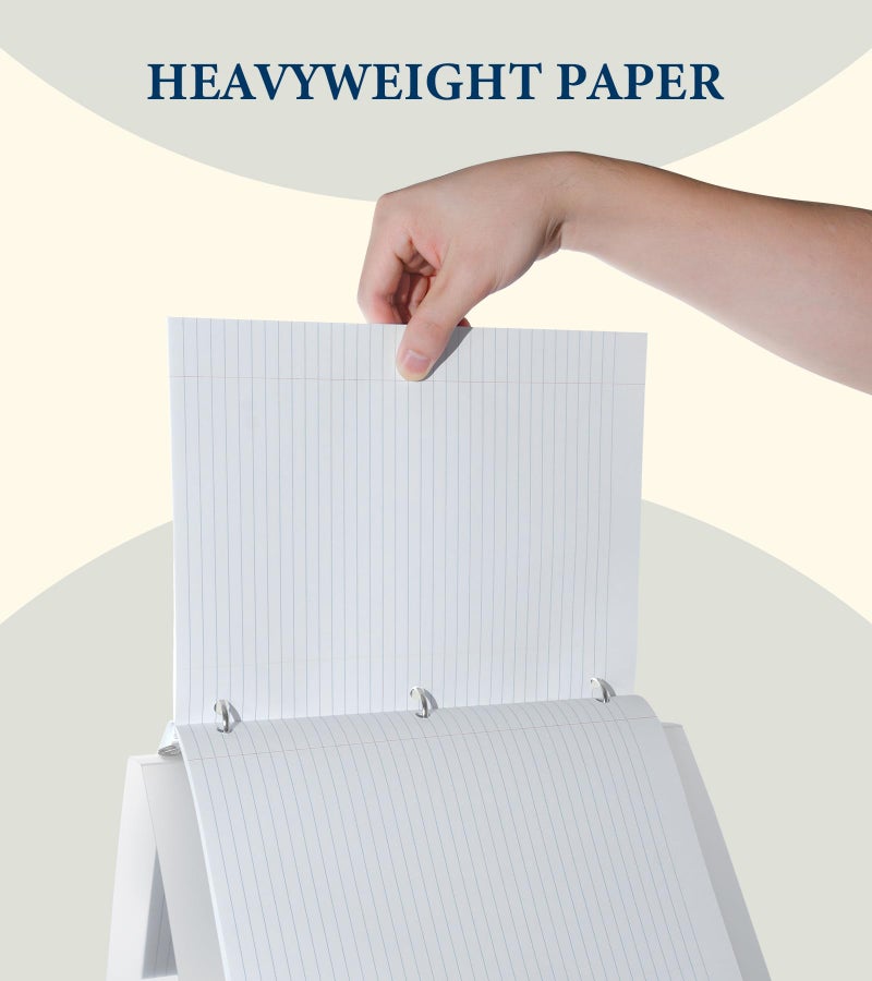 Pinjingpro Loose Leaf Paper  Notebook Paper  8 X 10.5 College Ruled Paper  3 Hole Punch Binder Paper  Lined Paper For 3 Ring Binders  College Ruled Paper  100 Sheets/Pack Filler Paper (2 Pack) - Image 5