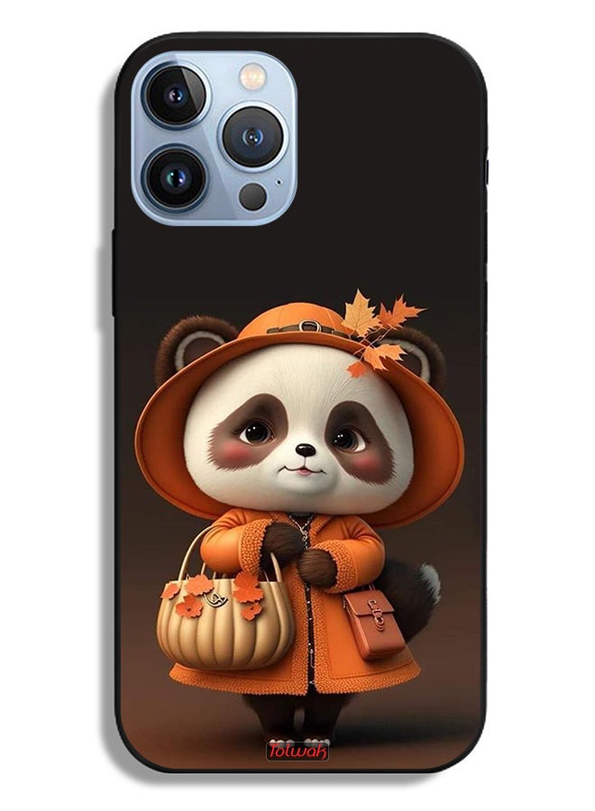 Tolwak Apple iPhone 13 Pro Max Protective Case Cute Panda Lady Style - Image 2