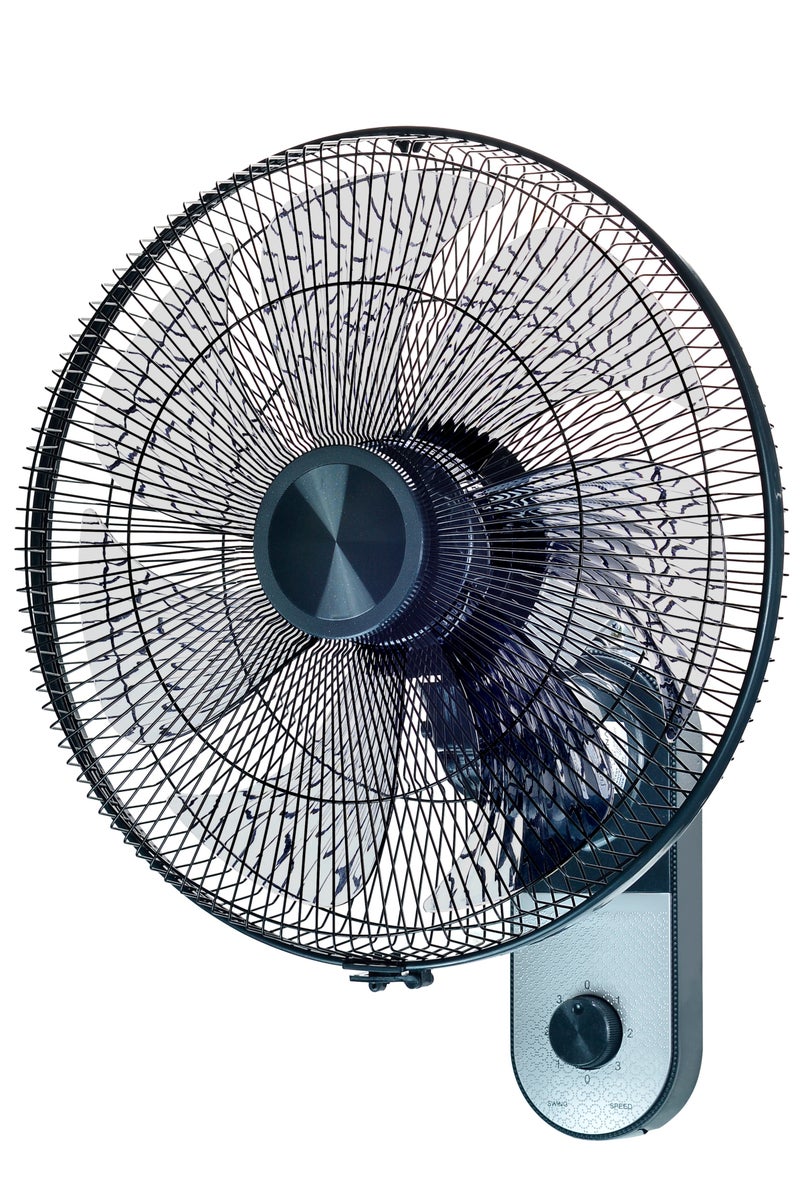 Electro General Electro General Wall Fan FWL-BW09   – 60W Power, 16" (40cm) Size, Full Copper Motor (74*18mm), Five AS Blades, Left to Right Swing, 3 Speed Control, 12-Hour Timer, 220-240V~ 50-60Hz - Image 1