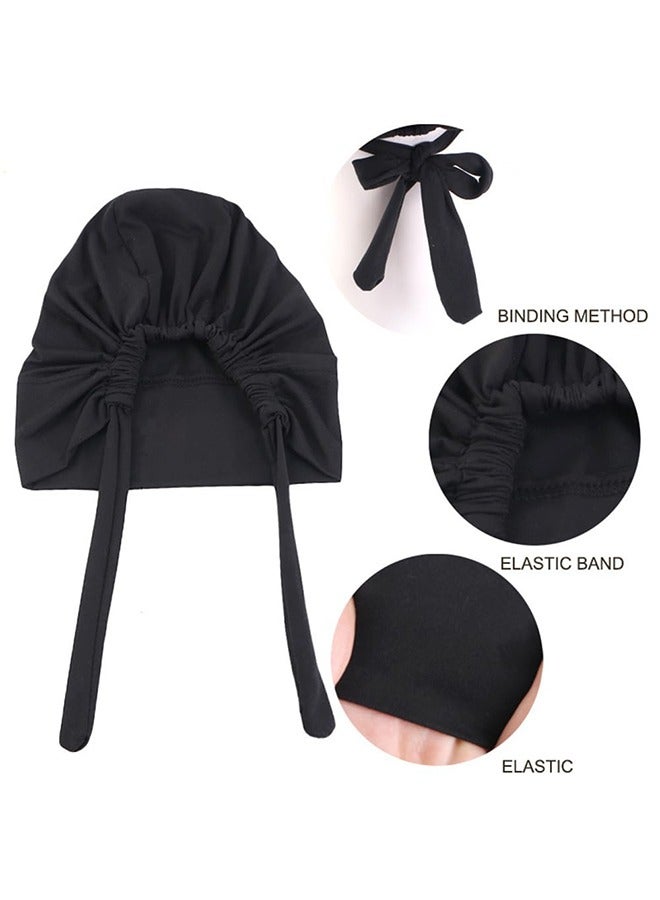 meayul 3Pcs Hijab Cap, Women scarf hijab, Muslim under hijab head cap for Women, Islamic Headscarf Bonnet Cap Hijab with Adjustable Tie-Back Closure - Image 2