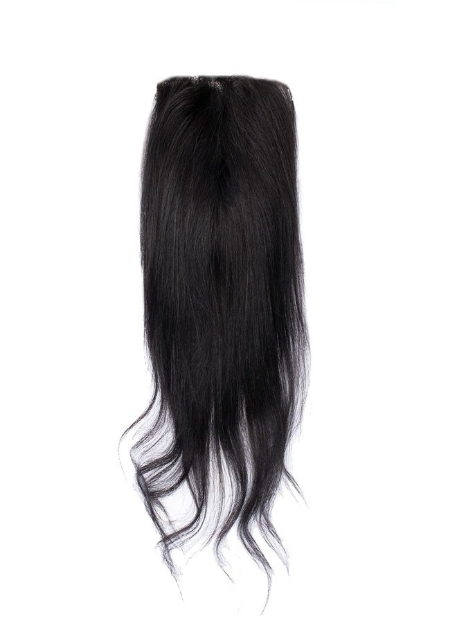 بلوشيا غطاء شعر صناعي من BLUSHIA مقاس 4 بوصات × 4 بوصات للنساء، بني اللون، 16 بوصة (عبوة من قطعة واحدة) - Image 3