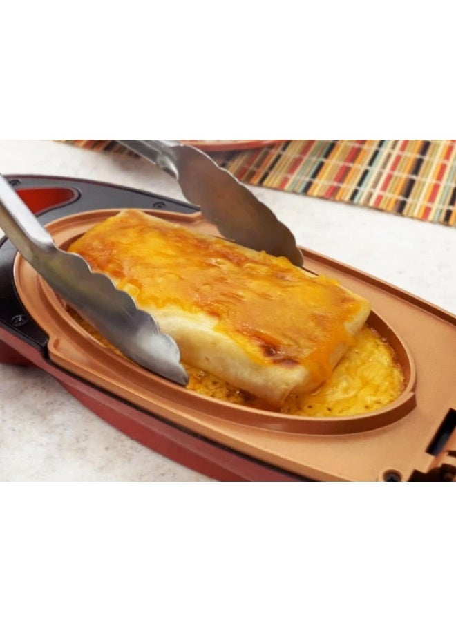 FEELING MALL Red Copper 5-Minute Chef Omelette Pan Non-Stick Omelette Maker Egg Cooker - Image 3