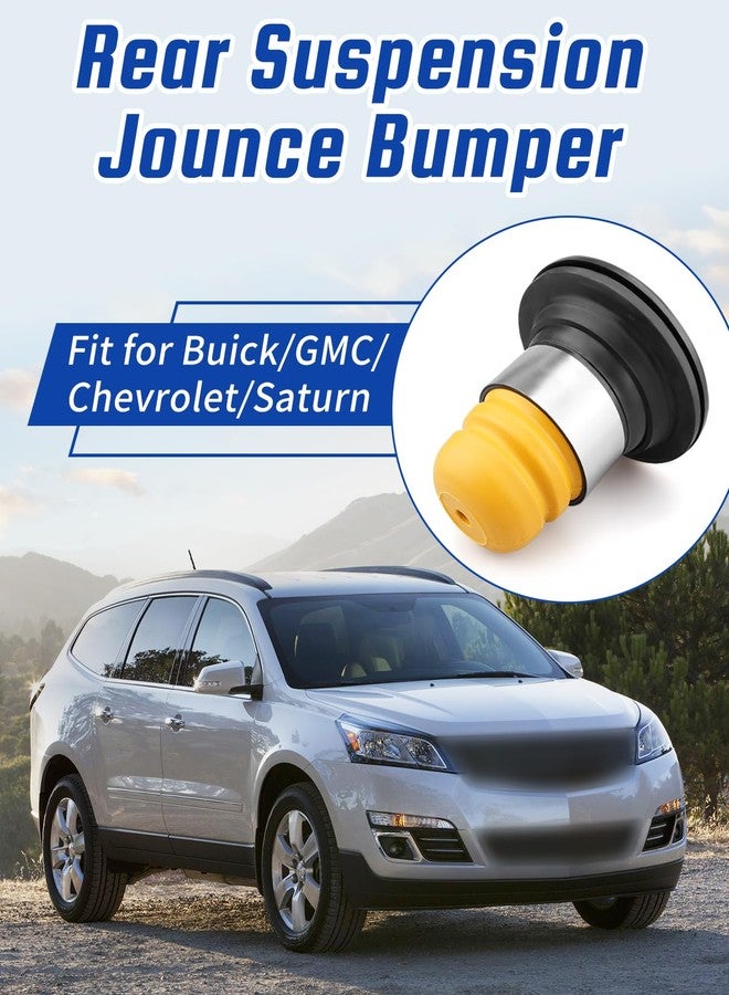 JUWEVAZU 20838485 Rear Bump Stops Fit for Buick Enclave 2008-2017, Rear Suspension Jounce Bumper Fit for Chevrolet Traverse 2009-2017 GMC Acadia 2007-2016 Saturn Outlook 2007-2009 - Image 2