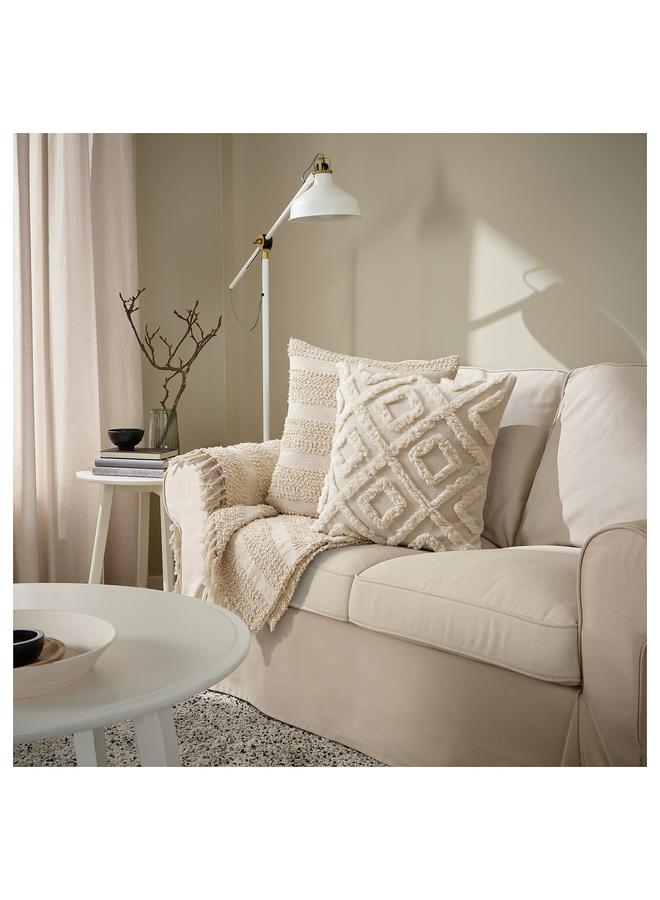 erorex Cushion cover, geometric natural, 50x50 cm - Image 4