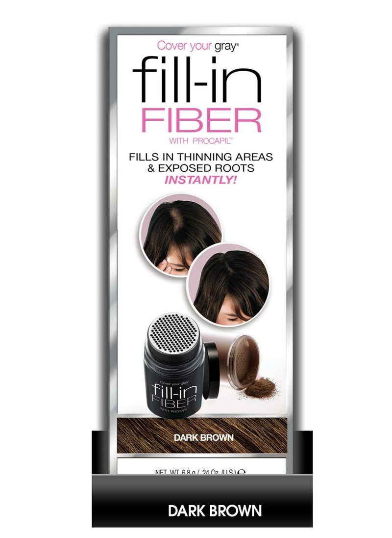Cover Your Gray Cover Your Gray Pro Fill-In Fibers with Procapil - Dark Brown  - Image 2