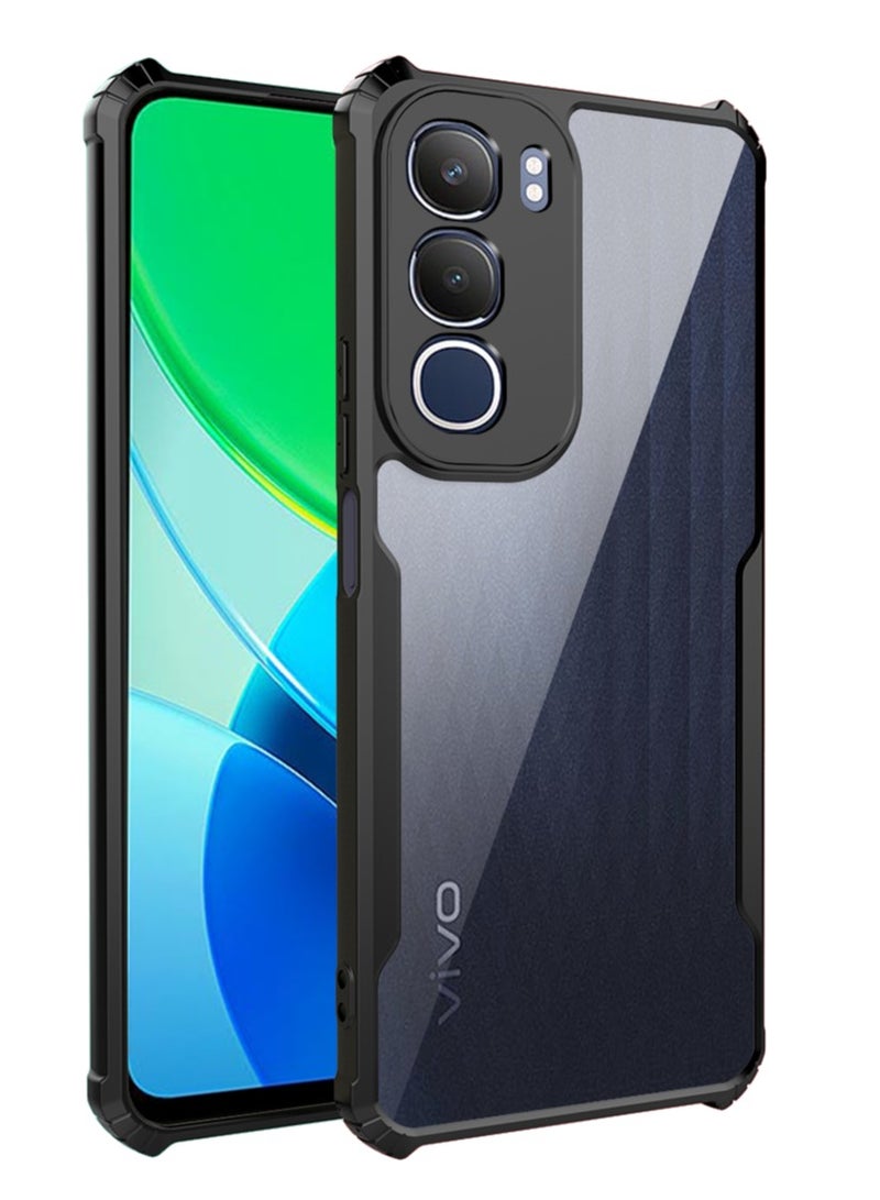 [1+1 Sets] For vivo Y19s 4G Case Cover & Screen Protector Phone Case with Anti Drop Function,Tempered Flim - Image 2