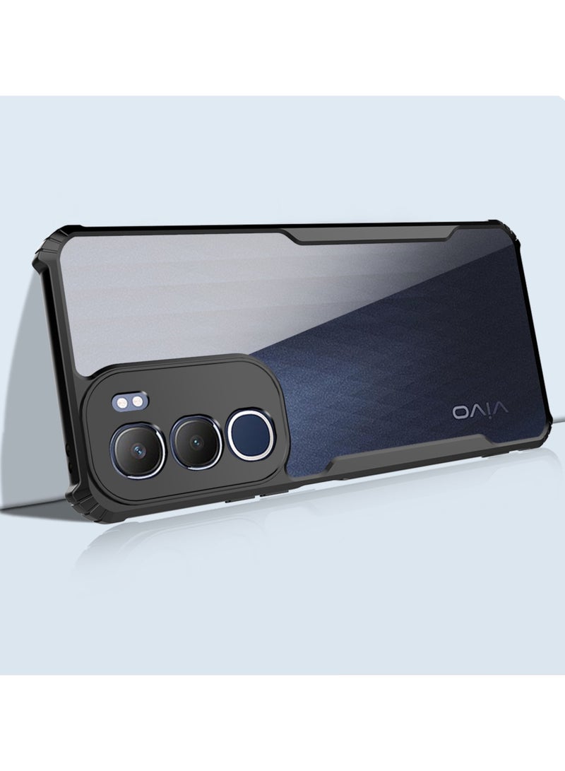 [1+1 Sets] For vivo Y19s 4G Case Cover & Screen Protector Phone Case with Anti Drop Function,Tempered Flim - Image 3