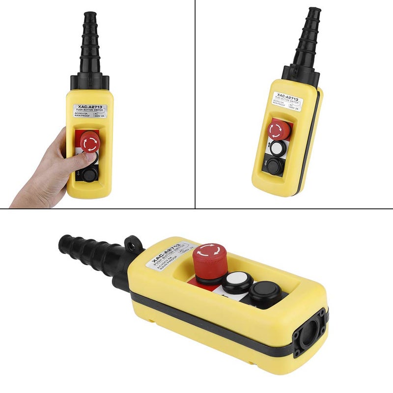 klarako وحدة تحكم رافعة سلسلة الرفع مع زر ضغط وإيقاف طارئ - Image 5