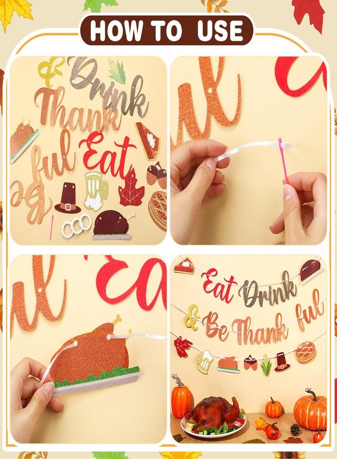 Pickmesh مجموعة أدوات المائدة Pickmesh Friendsgiving، 97 قطعة، لوازم حفلات عيد الشكر، تكفي 24 شخصًا، بما في ذلك أطباق وأكواب ومناديل لافتة لحفلات الأصدقاء. - Image 3