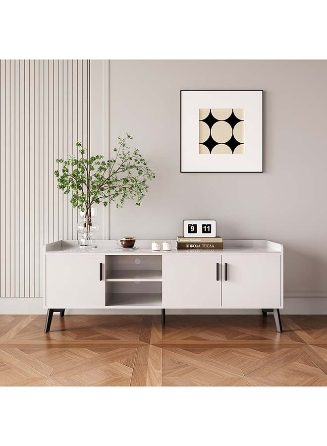 Home Box Marwell TV Unit with Sintered Stone Top for TV upto 65 inches 40 x 55 x 150 cm  - Image 2