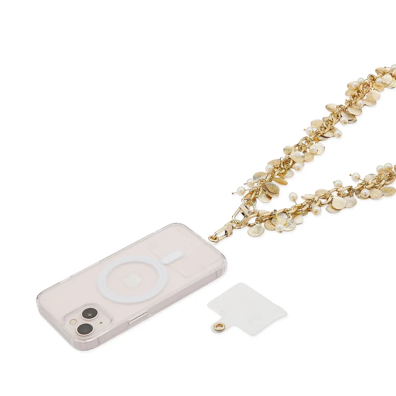 Anaar Anaar Seaside Dazzler Mobile Chain with Pearls, Shells & Vintage Coins