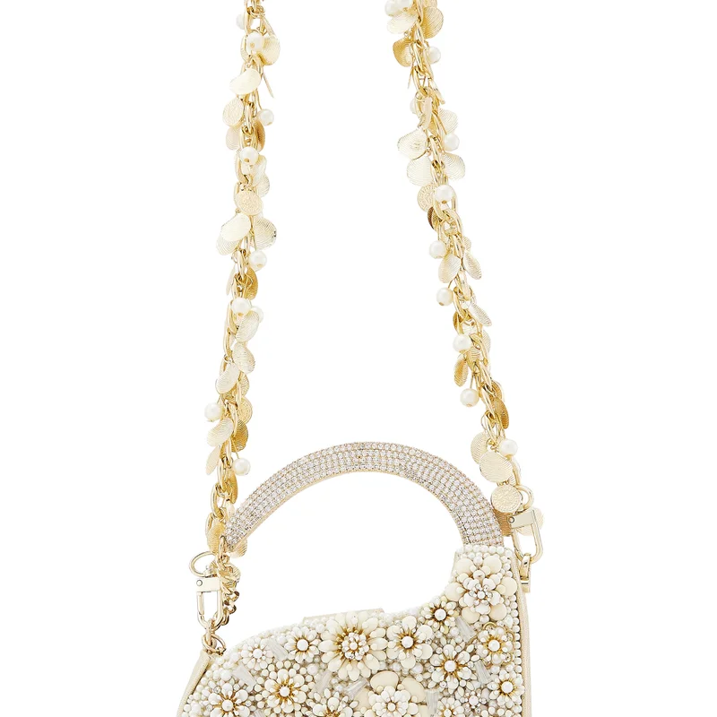 Anaar Anaar Seaside Dazzler Mobile Chain with Pearls, Shells & Vintage Coins