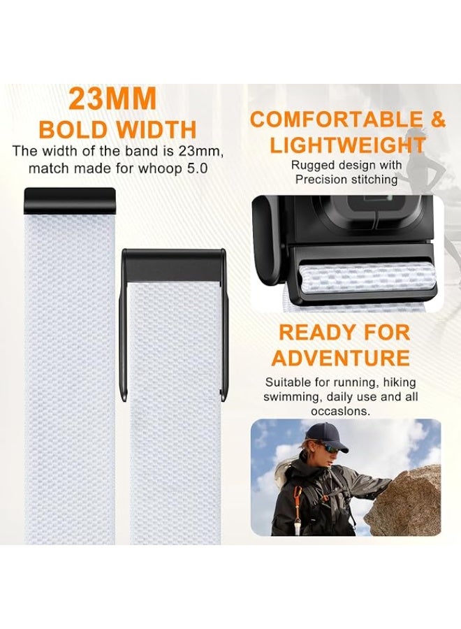 ZERO LIFESTYLE Nylon Sport Band Compatible with Whoop 5.0 Band Strap for Men and Women, Breathable and Waterproof Nylon Wristband Compatible with whoop mg band, Replacement Wrist bands Straps for Whoop 5.0 - Image 3