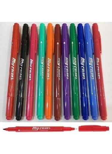 Dong-A Felt Tip Crayons My Color 2 Double Sided Set of 10 