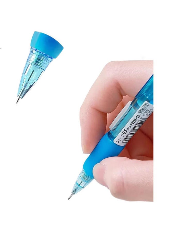 Pentel Pd255 Side-Pressed Mechanical Pencil, 0.5Mm, For Primary School First And Second Graders, Writing And Activity Pencil, With Eraser Stationery, Green Barrel, Single Pencil - Image 1