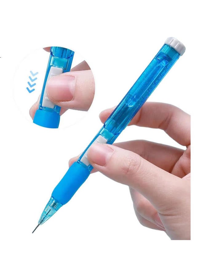 Pentel Pd255 Side-Pressed Mechanical Pencil, 0.5Mm, For Primary School First And Second Graders, Writing And Activity Pencil, With Eraser Stationery, Green Barrel, Single Pencil - Image 2