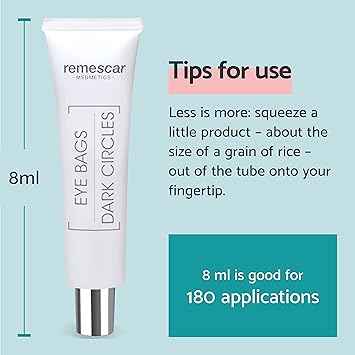 Remescar Eye Bags Dark Circles 8ml Instant Dark Circle Eye Cream for Under Eye Bags and Remove Bags Under Eyes Eye Bag Remover In Only 2 Minutes 180 Applications - Image 5