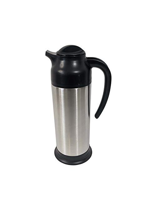 Notana Update International SV70 24 Oz Black and Stainless Cream ServerClear 