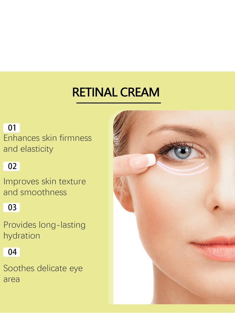 Hoygi Retinal Shot Tightening Booster, 15 g Retinol Shot Tightening Serums, Retinal Mild Firming Face Cream, Moisturising Cream for Face Skin, Skin Tightening, Suitable for All Skin Types - Image 5