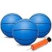 Amarlozn Mini Basketball for Mini Basketball Hoop 6 Replacement Ball for Over The Door Hoop Little PVC Basketballs for Kids Toddler Beach Indoor Outdoor Pool Sport Game Gift Blue 3 PCS - Image 2