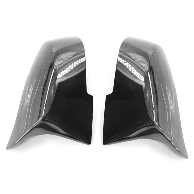 Side Mirror Covers: ABS Material High-Gloss Racing Design - Scratch Protection Precise Fit for BMW 3/4 Series Automotive Upgrade - Image 3