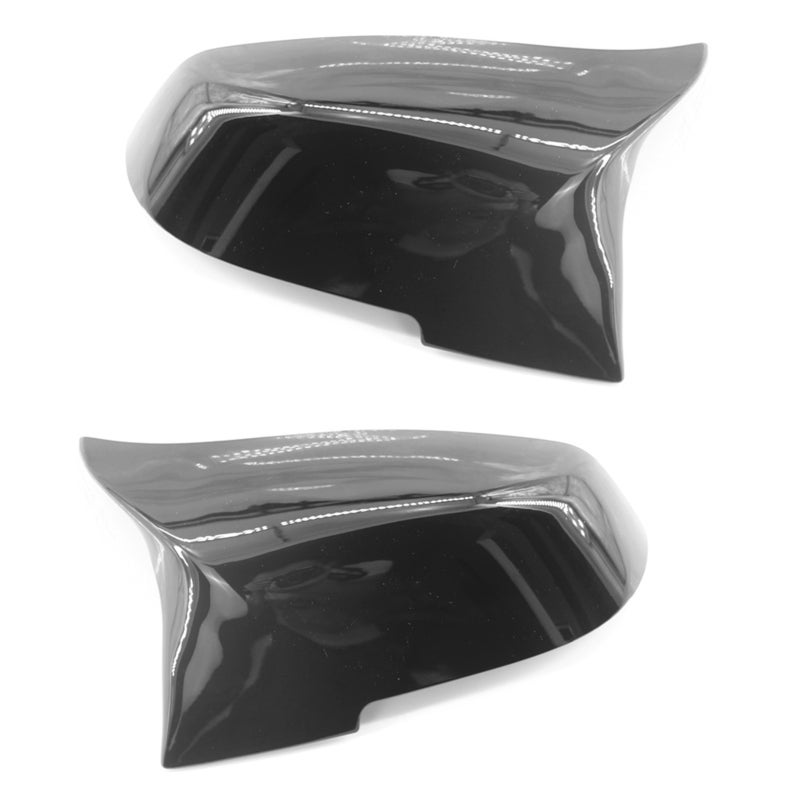 Side Mirror Covers: ABS Material High-Gloss Racing Design - Scratch Protection Precise Fit for BMW 3/4 Series Automotive Upgrade - Image 2