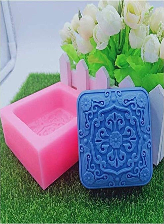 MATIN IMPEX Matin Silicon Soap, Chocolate and Candy Moulds, Squre 3D Flower Shape, Reusable (SSM137) - Image 1