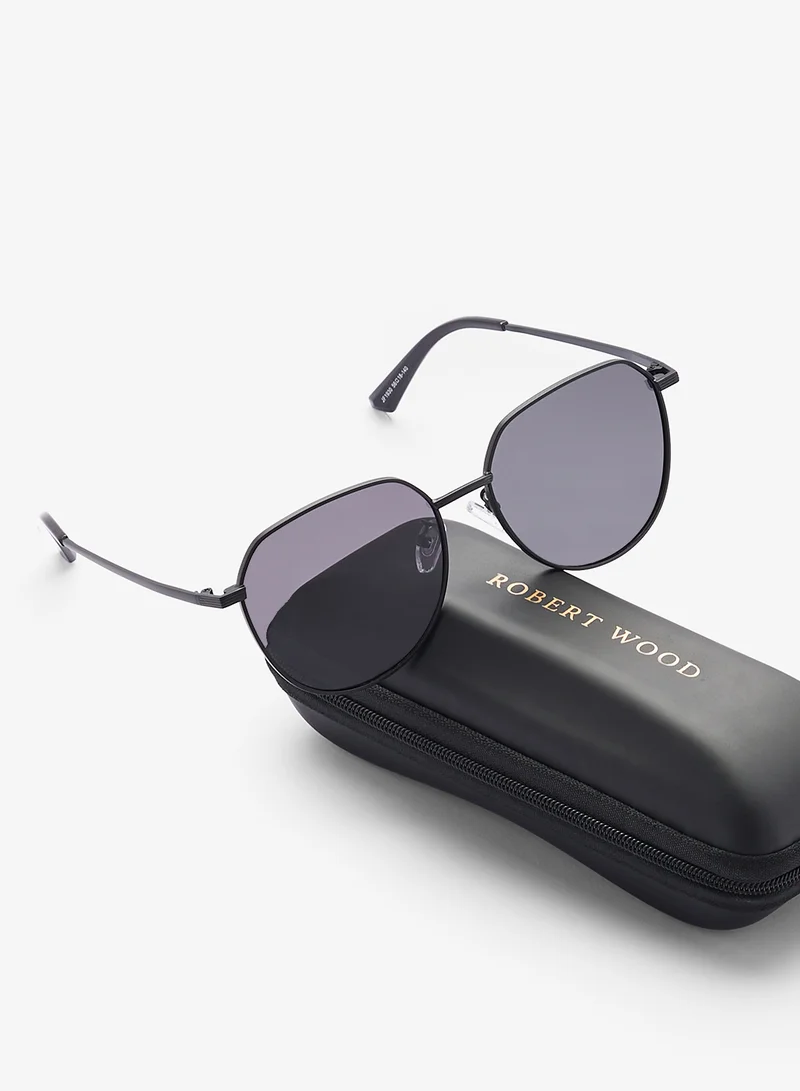Robert Wood Polarized Lens Round Sunglasses