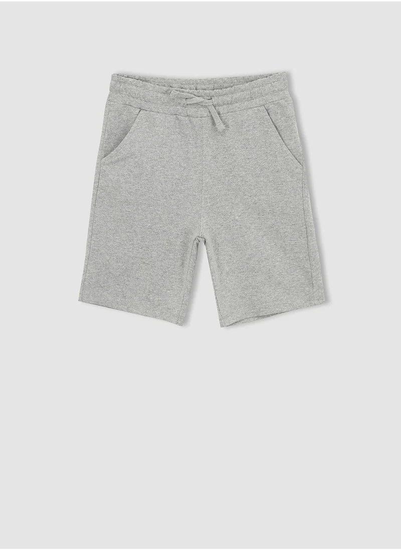 DeFacto Kids Leaf Print T-Shirt And Shorts